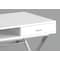 Monarch Specialties Computer Desk, Home Office, Laptop, Storage Drawers, 48"L, Work, Metal, Glossy White, Chrome I 7211 - alternate 2